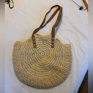 Raffia Beach Tote